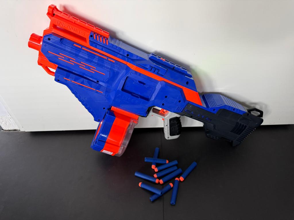Nerf N-strike Elite Infinus, Ophalen of Verzenden, Zo goed als nieuw