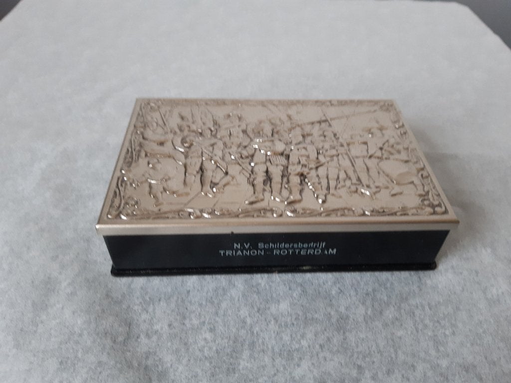 Opbergdoosje N.V. Schildersbedrijf Rotterdam, Ophalen of Verzenden, Zo goed als nieuw, Zwart, Kunststof
