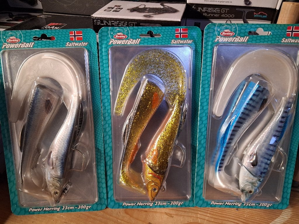 3 verpakkingen Power Herring 300g (Berkley) Noorwegen!