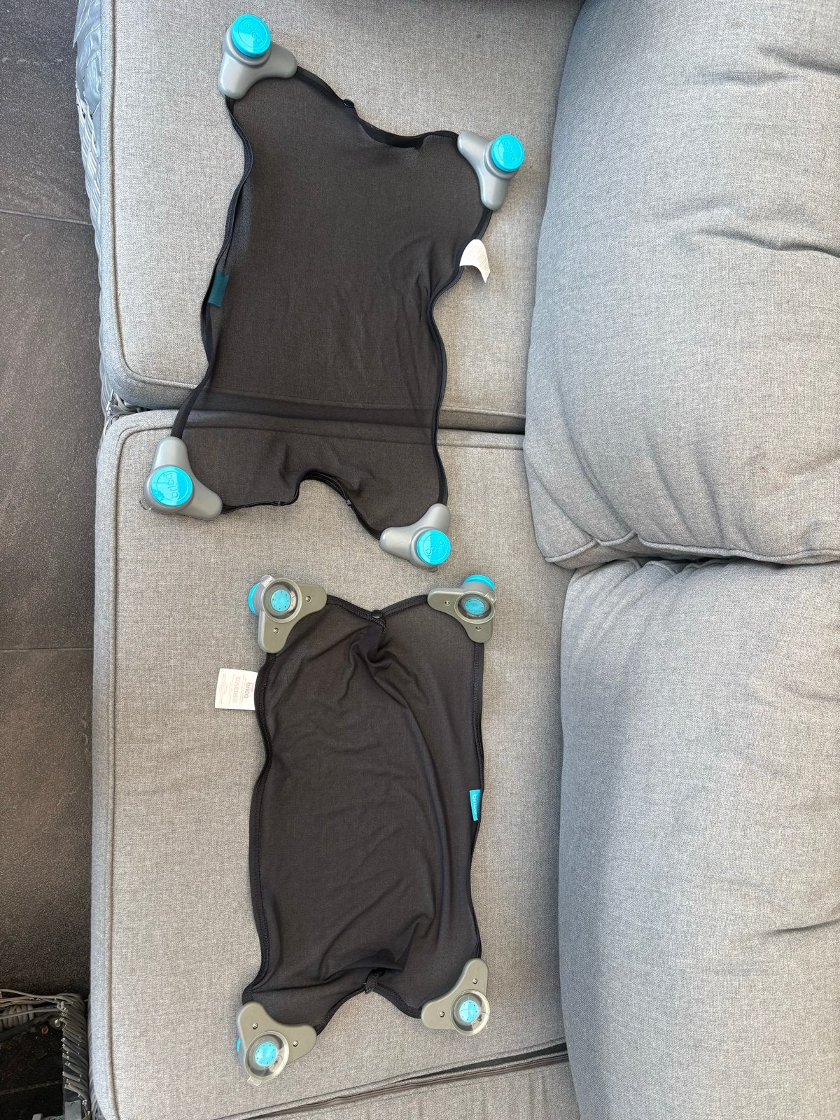 Munchkin Brica Stretch-to-Fit Zonnescherm (2 stuks), Ophalen of Verzenden, Zo goed als nieuw, Overige merken