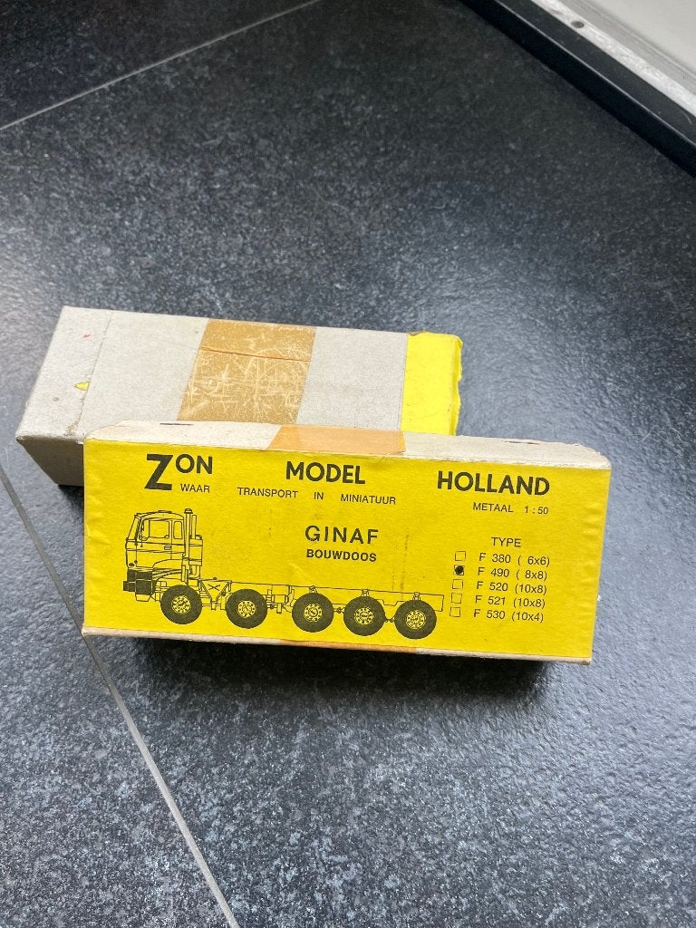 Zon Model Ginaf 1:50 bouwdoos, Hobby en Vrije tijd, Ophalen of Verzenden, Zo goed als nieuw, Bus of Vrachtwagen, Overige merken