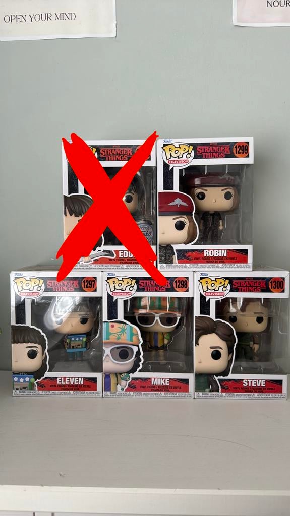 Stranger things funkos, Verzamelen, Ophalen of Verzenden, Zo goed als nieuw