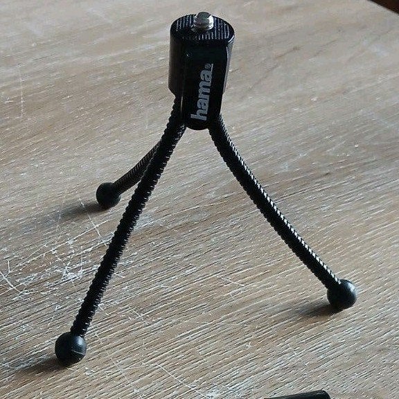 mini HAMA tripod fotocamera compactcamera fotografie pootjes, Audio, Tv en Foto, Fotografie | Statieven en Balhoofden, 125 cm of minder