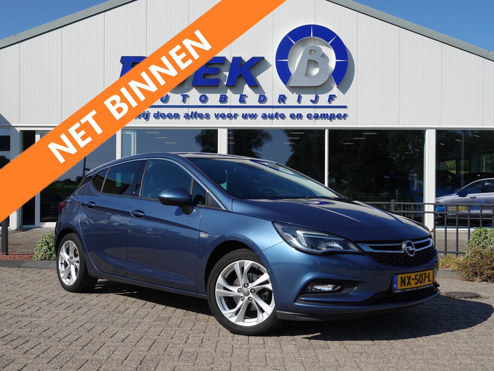 Opel Astra 1.4 Innovation 150PK H-LEER | KEYLESS | SP. STOEL, Gebruikt, 4 cilinders, Blauw, Origineel Nederlands