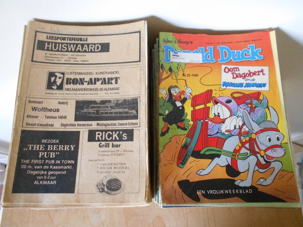 Donald Duck weekbladen, Boeken, Stripboeken, Meerdere stripboeken, Ophalen, Gelezen