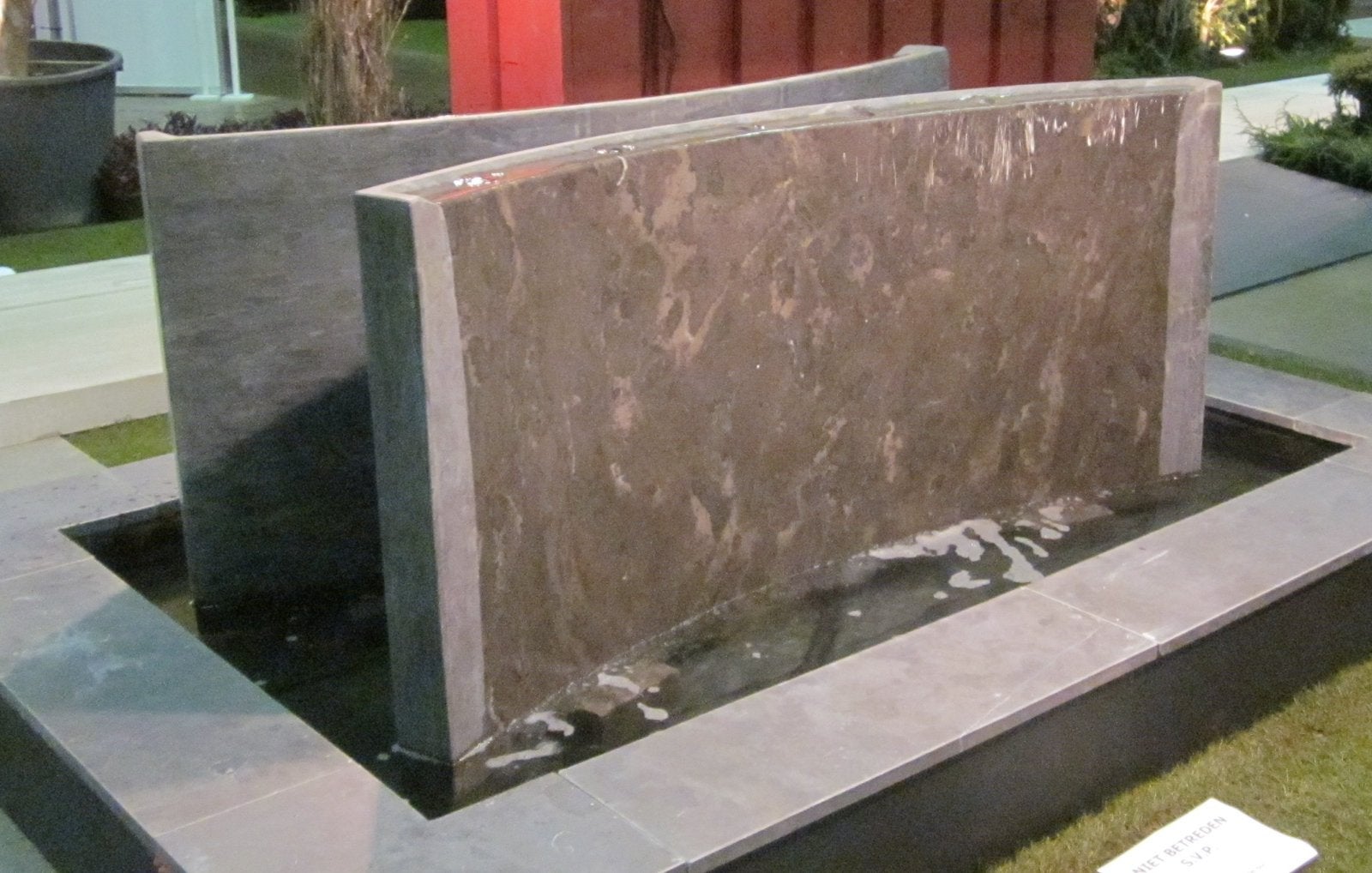 Waterval cascade hardsteen nieuw 2 stuks, Tuin en Terras, Ophalen, 100 tot 200 cm, Overige typen, Nieuw