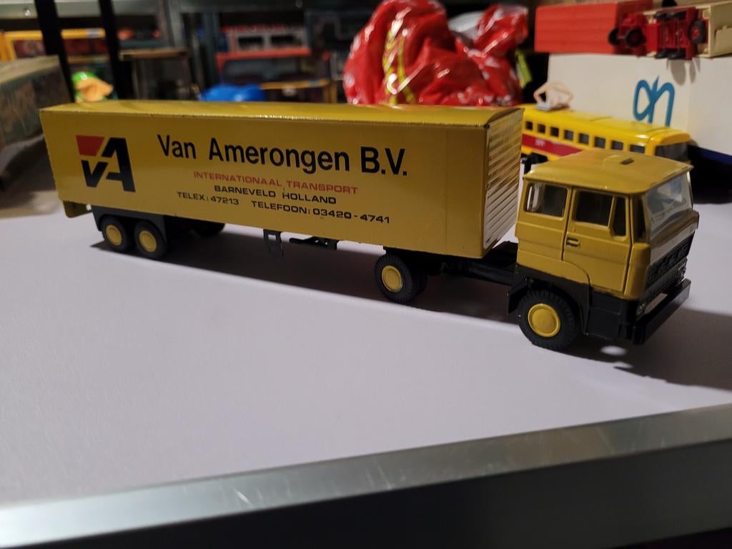 Daf van ammerongen, Hobby en Vrije tijd, Modelauto's | 1:50, Lion, Ophalen of Verzenden, Zo goed als nieuw, Lion