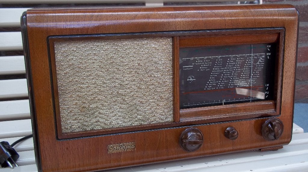 Sondyna oude buizen radio, Ophalen, Gebruikt, Radio