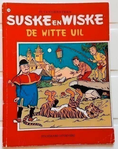 Suske en Wiske 134 De witte uil - Willy Vandersteen 1976, Eén stripboek, Ophalen of Verzenden, Gelezen