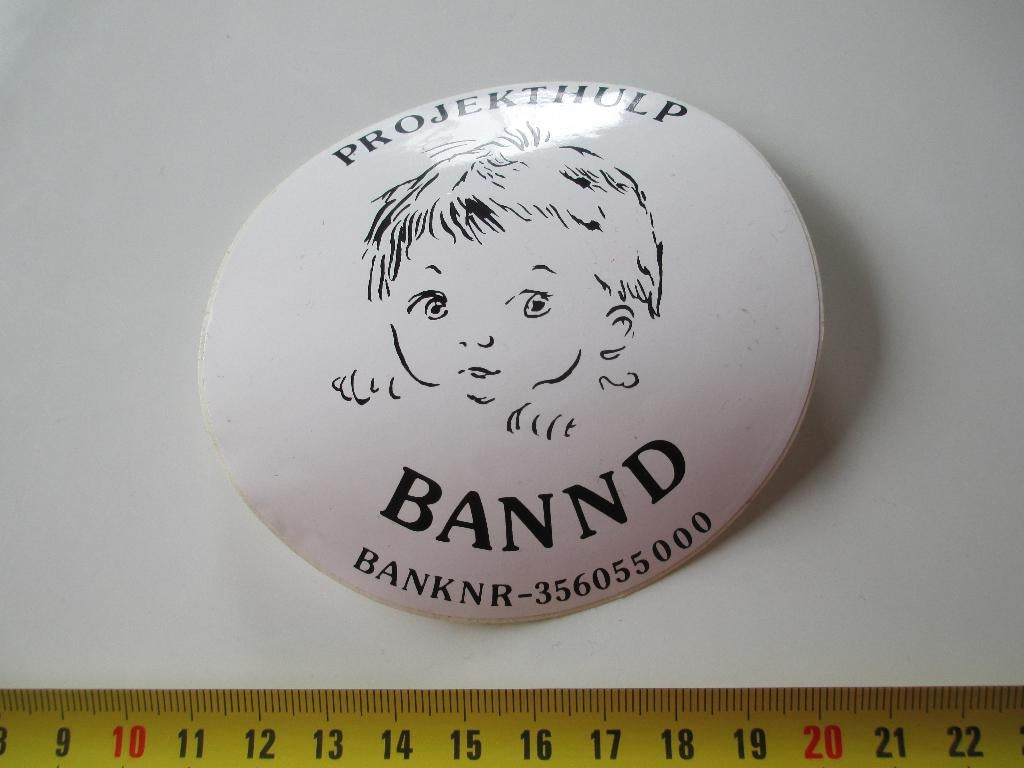 sticker Projecthulp BANND, Verzamelen, Stickers, Zo goed als nieuw, Ophalen