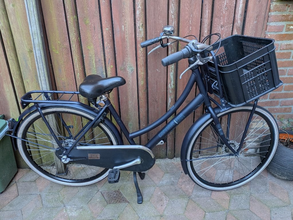 3X Cortina U4 3V denim & grijs, Fietsen en Brommers, Ophalen, Terugtraprem, Gebruikt, Versnellingen