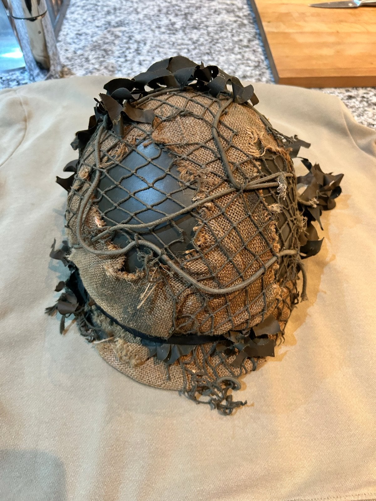 Originele Nederlandse legerhelm met binnenhelm, Ophalen of Verzenden, Landmacht, Nederland, Helm of Baret