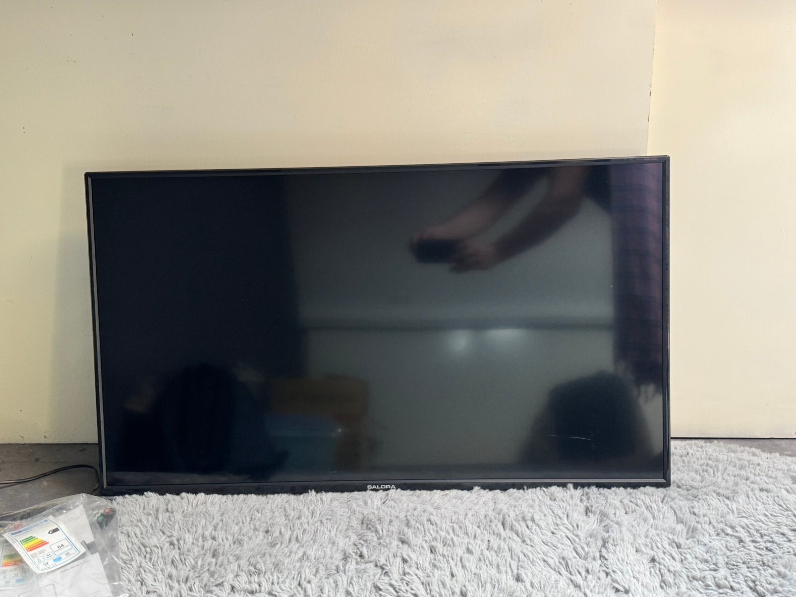 40 inch flat TV Salora ZGAN, 50 Hz, Zo goed als nieuw, 100 cm of meer, Ophalen