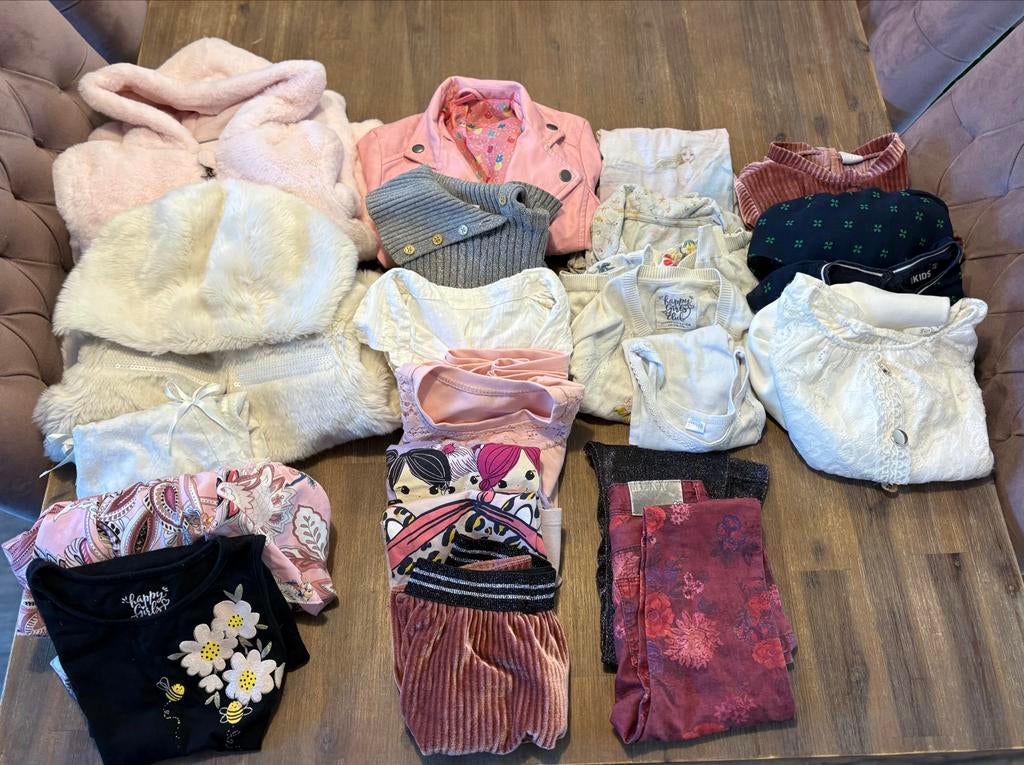 Kledingpakket meisje maat 110/116, Kinderen en Baby's, Kinderkleding | Kinder-kledingpakketten, Zo goed als nieuw, Maat 110, Ophalen of Verzenden