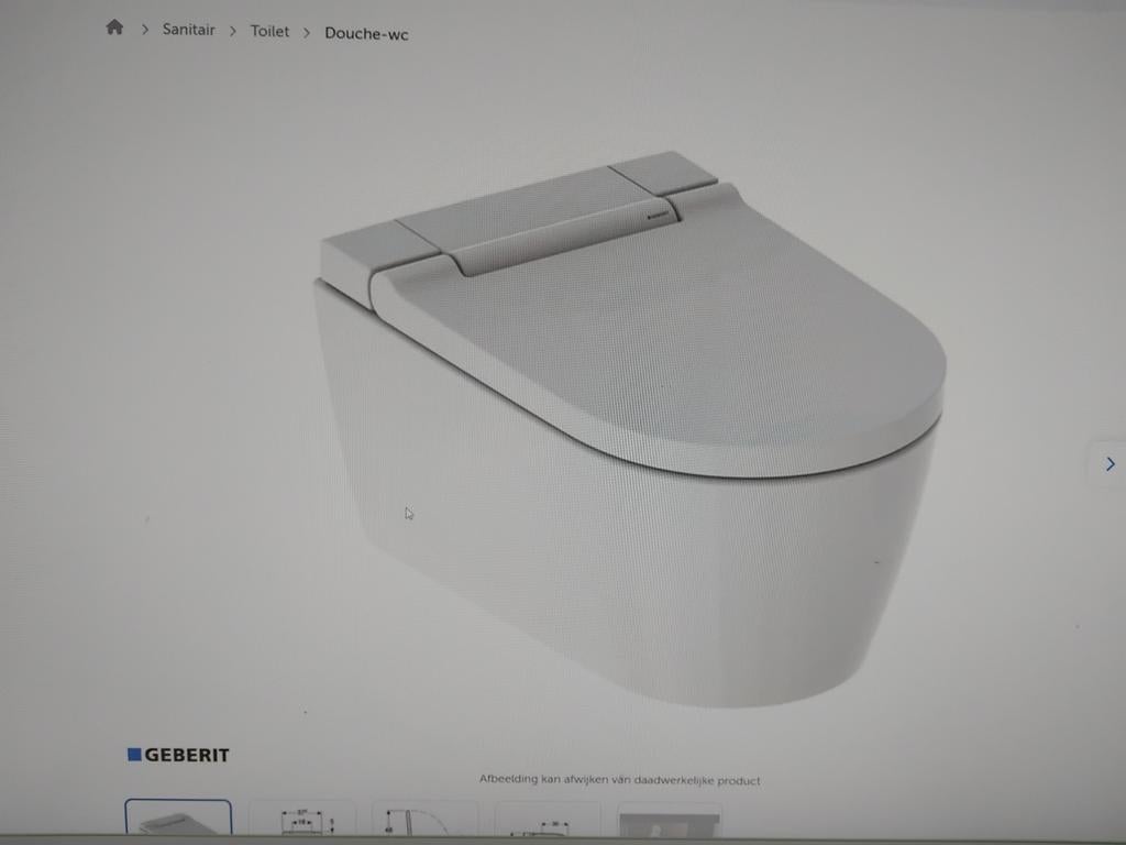 2x geberit AquaClean Sela Douche-wc - Wit, Compleet, Ophalen, Toilet