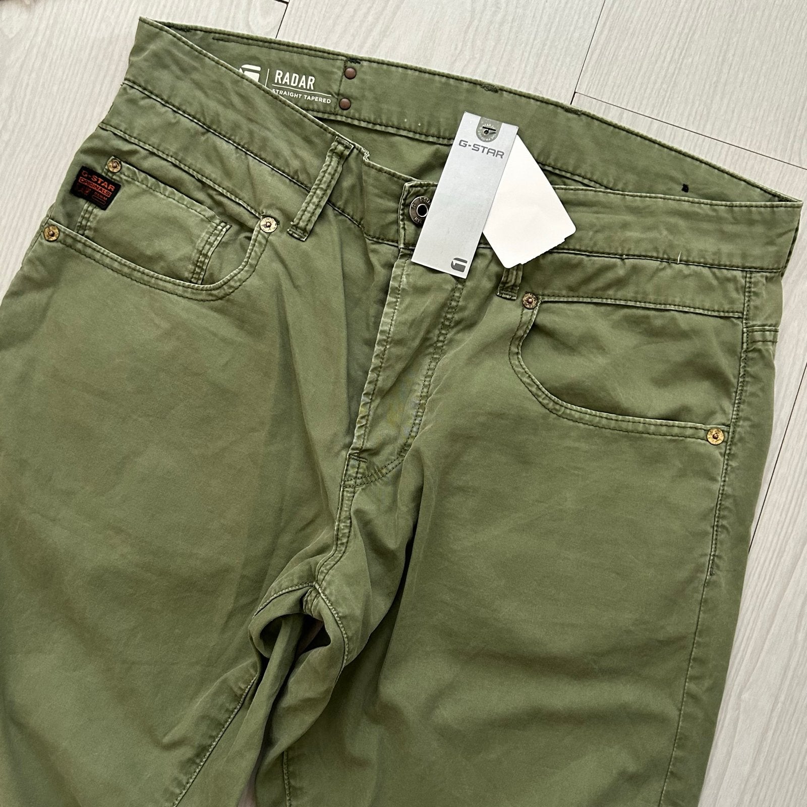 NIEUW G-Star RAW Max Radar Straight Jeans W32 L34 Groen, Ophalen of Verzenden, Nieuw, Overige kleuren, W32 (confectie 46) of kleiner