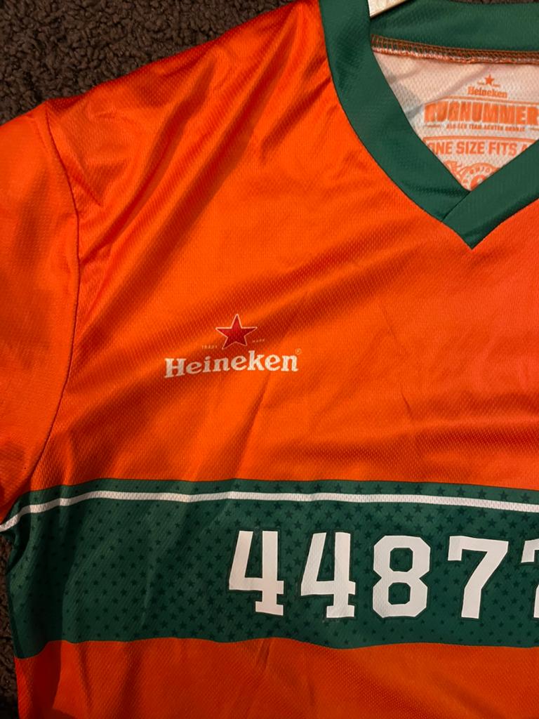 Oranje WK Shirt - Rugnummers Heineken, Ophalen of Verzenden, Zo goed als nieuw, Voetbal, Overige maten