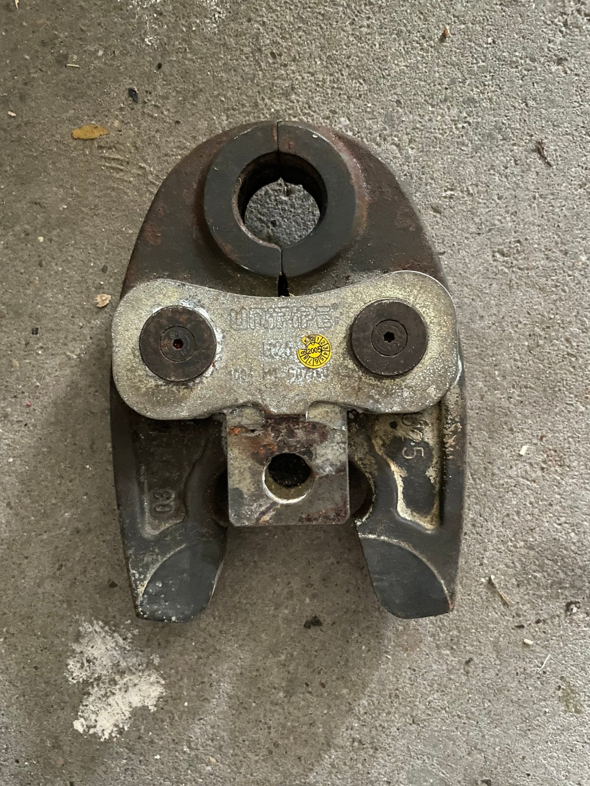 Persbek uponor u25, Ophalen of Verzenden, Gebruikt