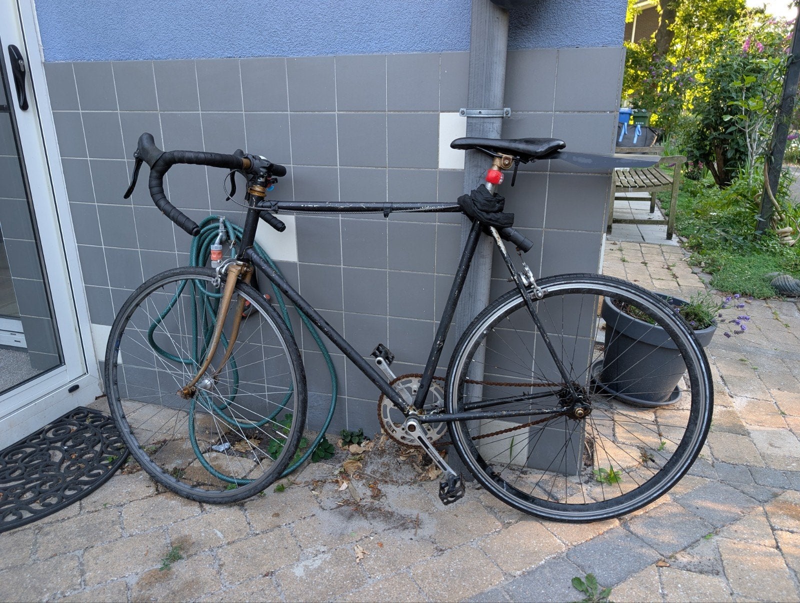 Omgebouwde racefiets - Fixed Gear / Single Speed, Ophalen