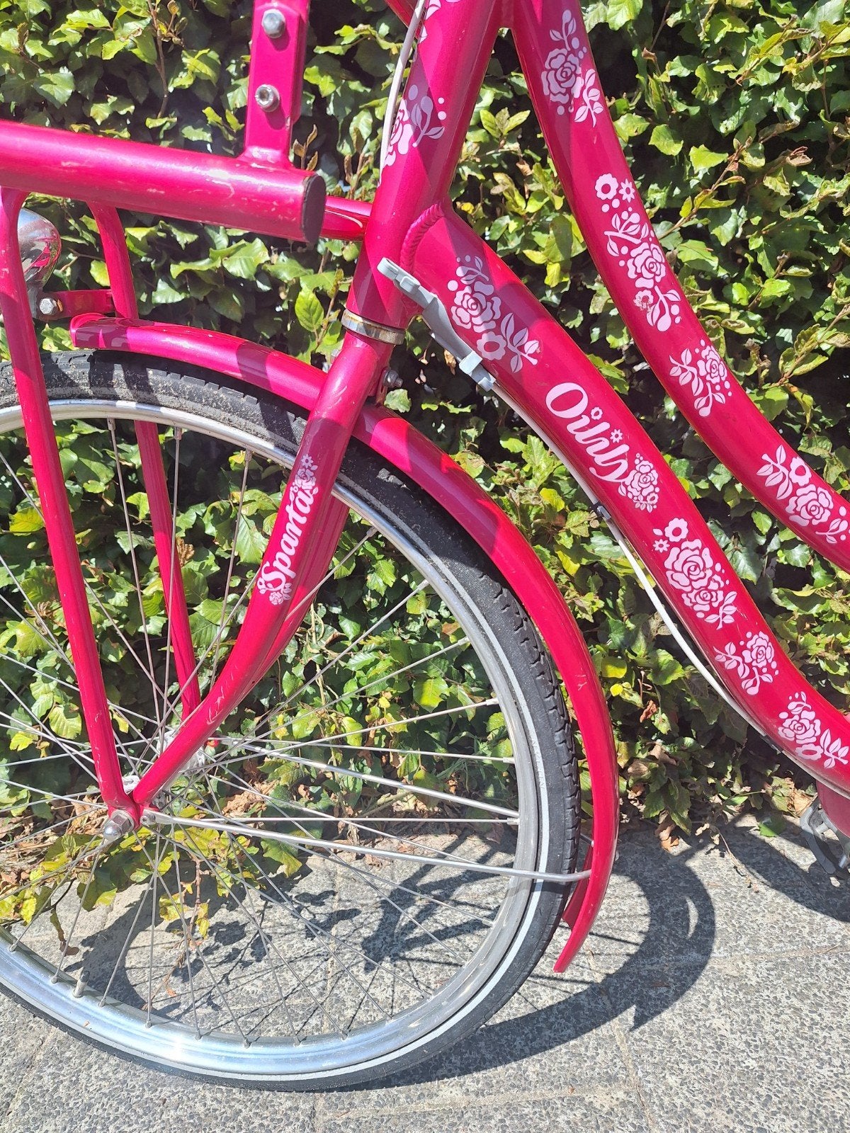 Roze Sparta Oilily meisjesfiets, Ophalen, Terugtraprem, Sparta, Gebruikt