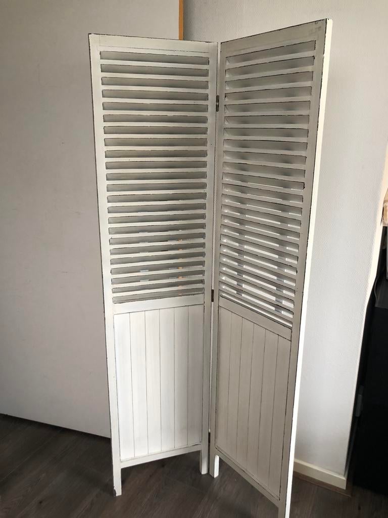 Brocante / landelijk kamerscherm, Ophalen of Verzenden, Zo goed als nieuw