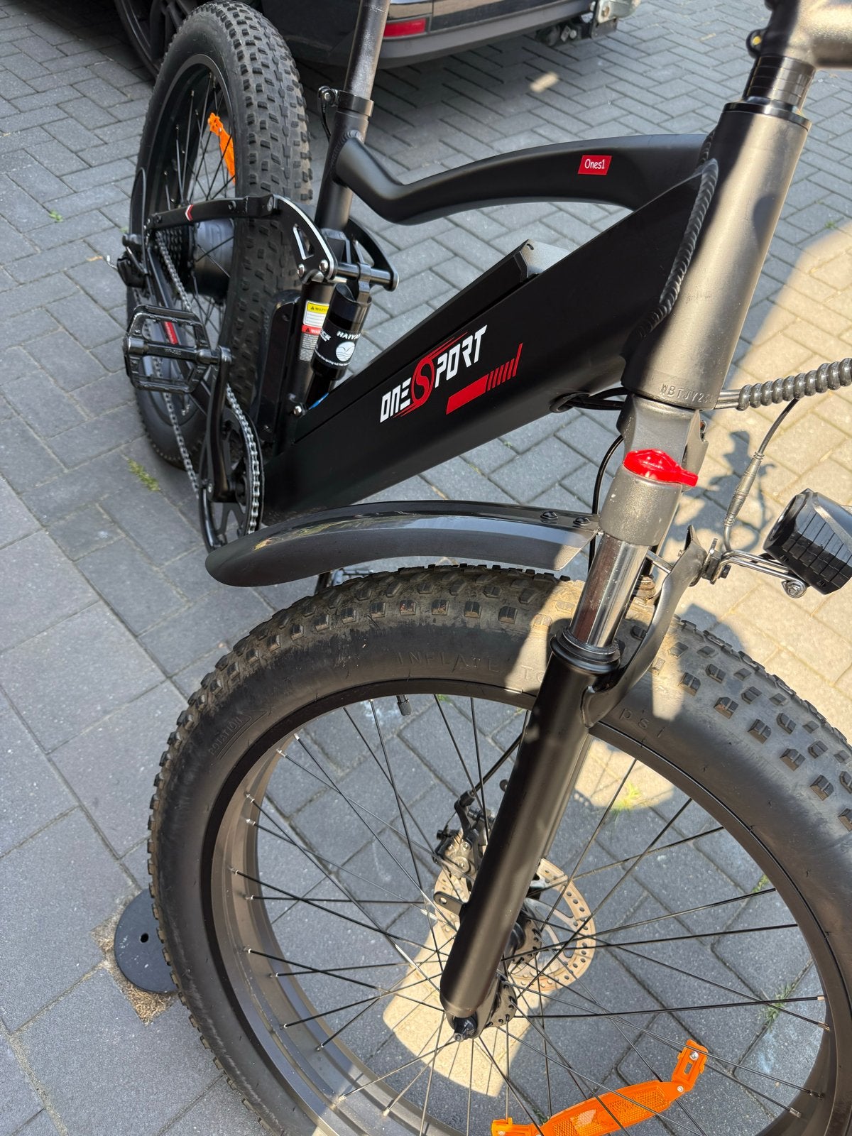 OneSport mountainbike Fatbike - Zo goed als nieuw elektrisch, Overige merken, Ophalen of Verzenden, Zo goed als nieuw, 51 tot 55 cm