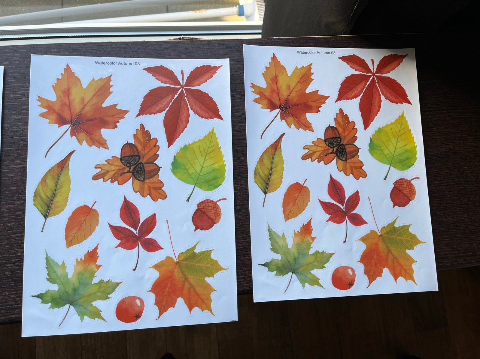 | Nieuw | Raamstickers - Herfst | Nog 33 sets |, Hobby en Vrije tijd, Ophalen of Verzenden, Nieuw
