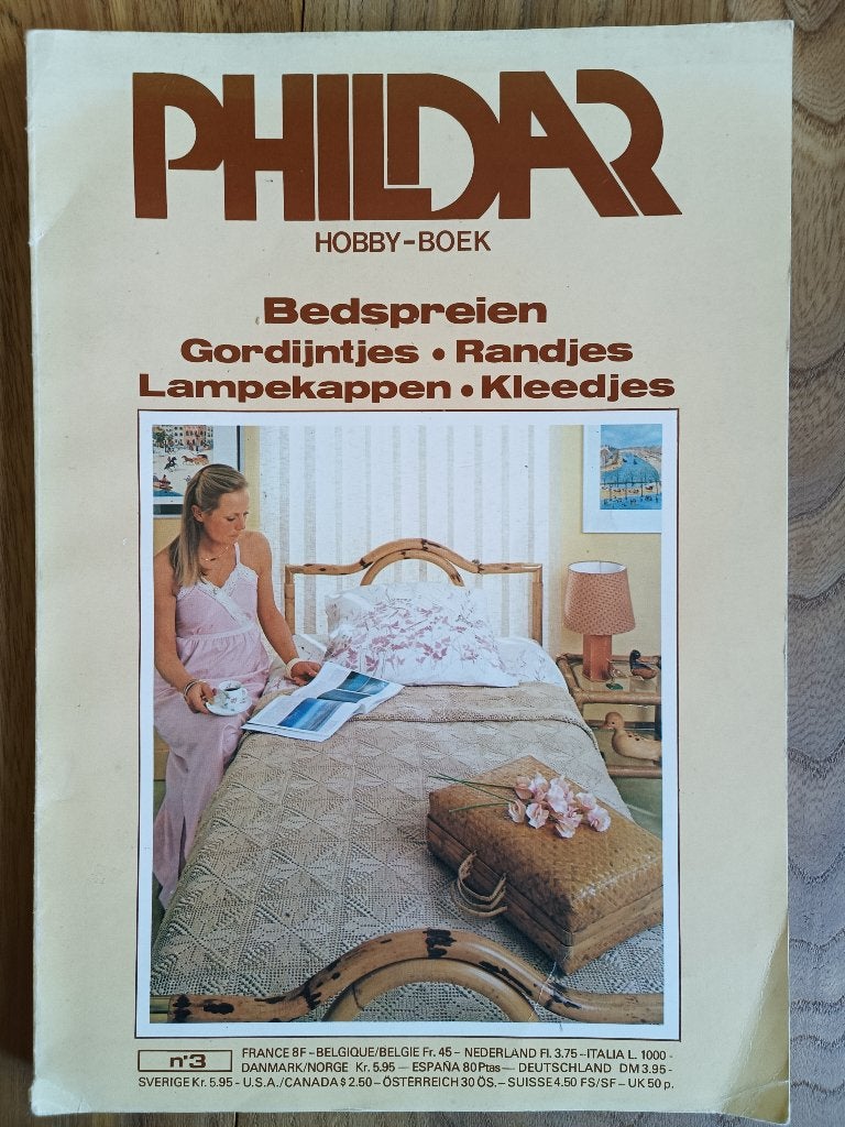 Phildar Hobbyboek 3 vintage haken patronen, Breien en Haken, Phildar, Ophalen of Verzenden, Zo goed als nieuw