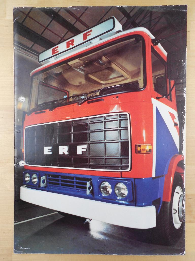 ERF Mapje Brochure ca 1978, Ophalen of Verzenden, Zo goed als nieuw, Overige merken, ERF