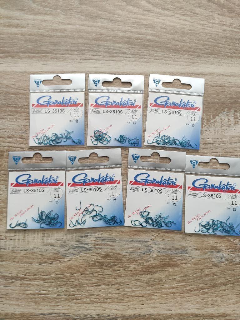 Gamakatsu haken 7 pakjes x 25 stuks. Type LS 3610 S Maat 11., Ophalen of Verzenden, Nieuw, Haak