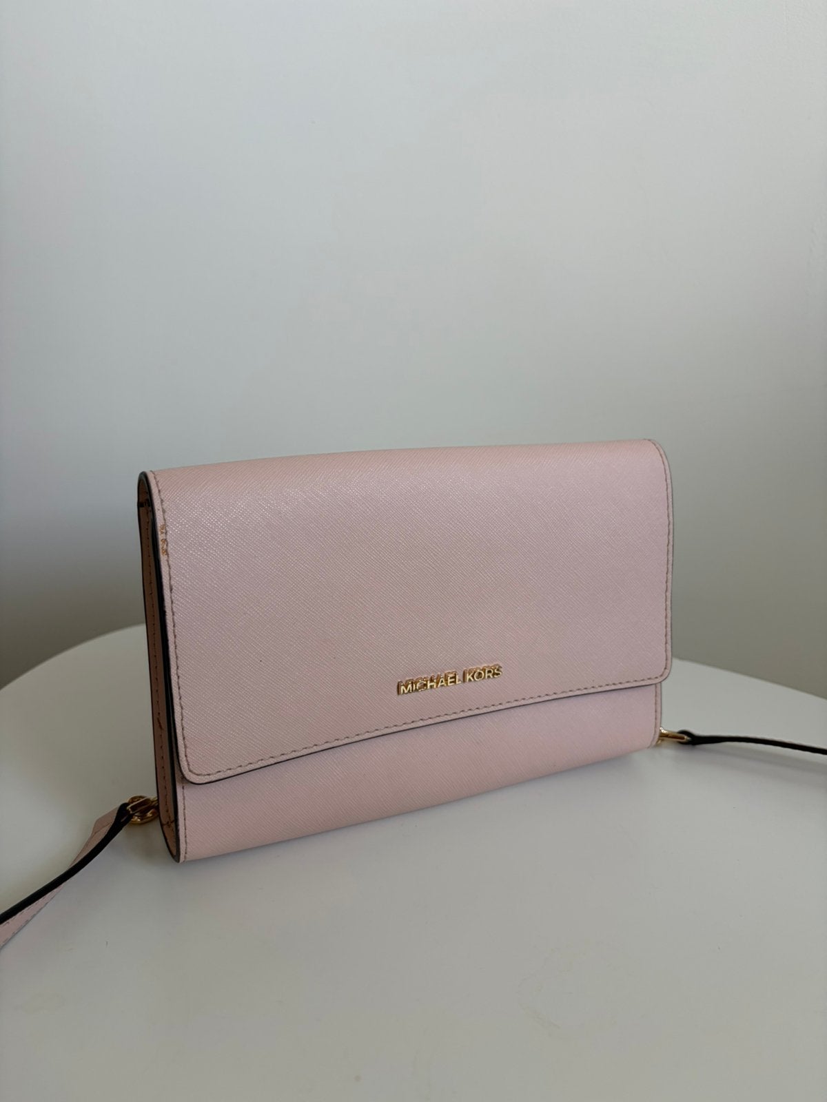 Michael Kors crossbody tas lichtroze, Ophalen of Verzenden, Nieuw, Roze, Schoudertasje