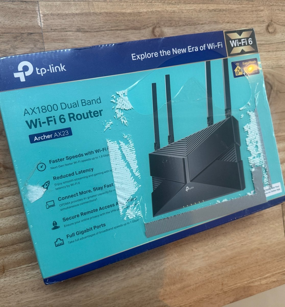 TP-Link AX1800 Dual Band Wi-Fi 6 Router Archer AX23, Ophalen of Verzenden, Nieuw, Router
