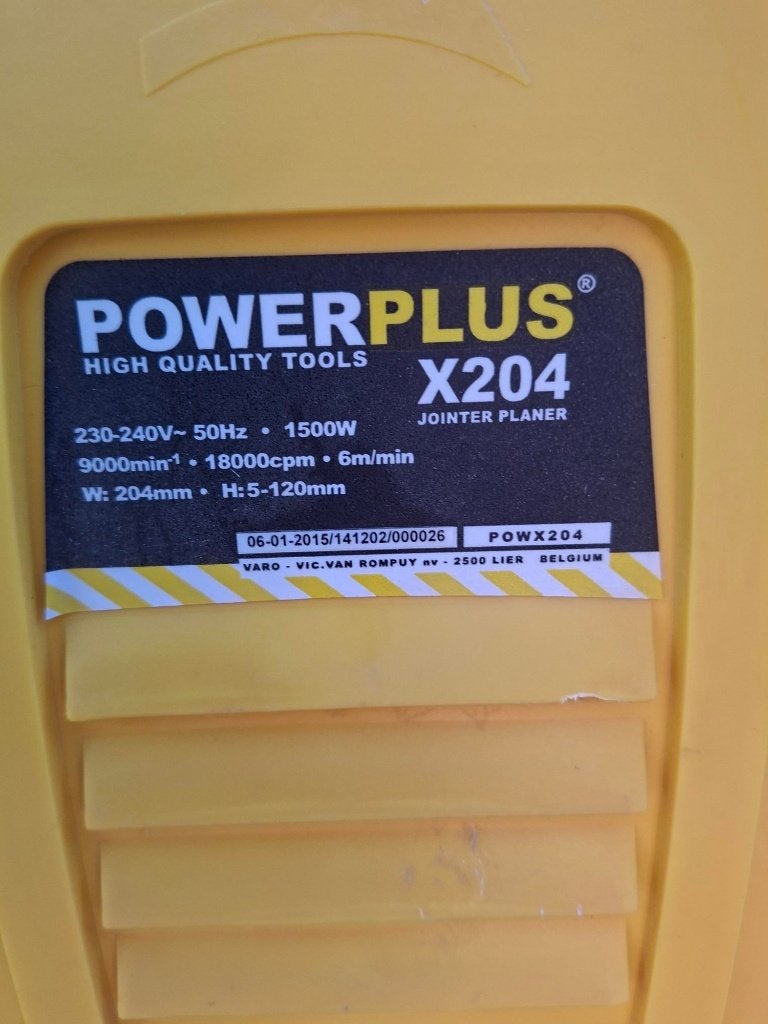 POWERPLUS X204 Vlak-Vandiktebank, Ophalen, Zo goed als nieuw, Elektrisch