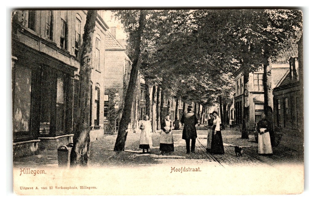 Hillegom, Hoofdstraat, Verzenden, Voor 1920, Gelopen, Zuid-Holland