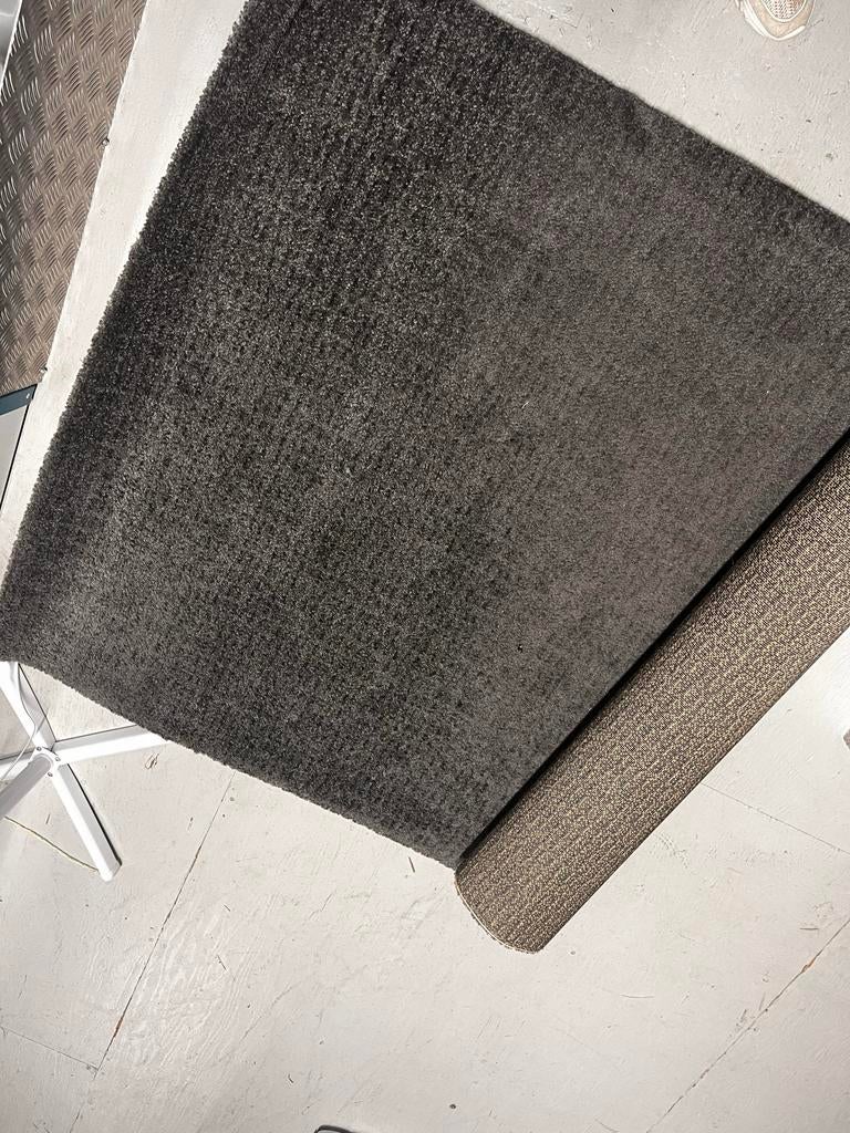 IKEA LANGSTED Vloerkleed - Grijs, 133x195 cm, Ophalen, 100 tot 150 cm, Zo goed als nieuw, 150 tot 200 cm