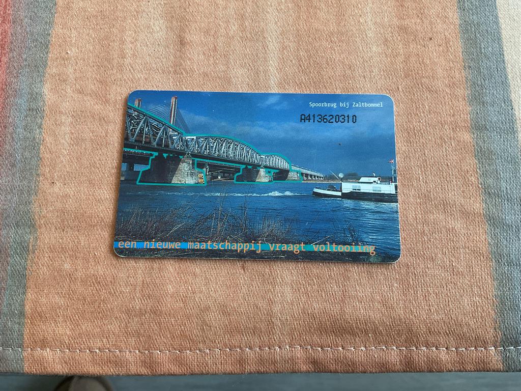 KPN Telecom telefoonkaart Spoorbrug Zaltbommel, Ophalen of Verzenden, Nederland