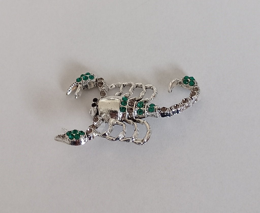 Schorpioen broche, Overige materialen, 4 tot 7 cm, Overige kleuren, Nieuw