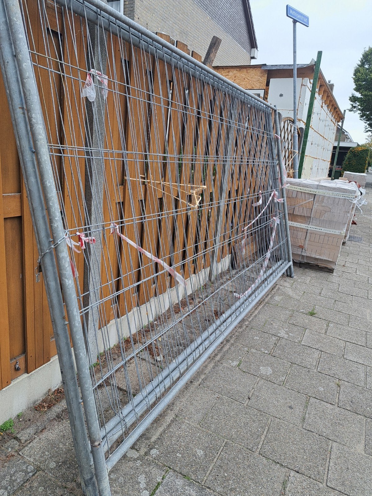 Bouwhekken, Ophalen, Gebruikt, IJzer