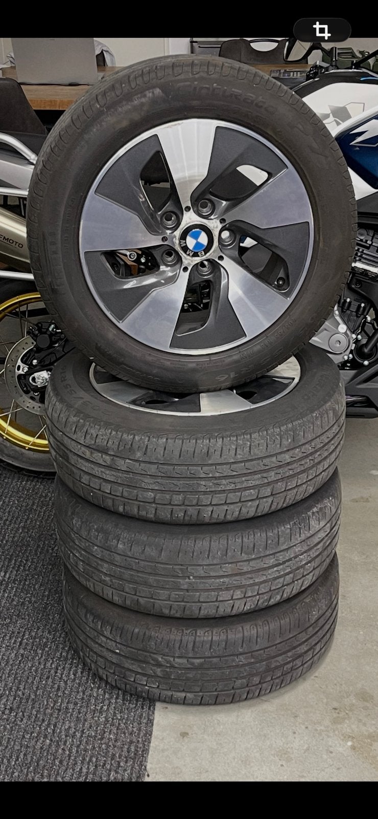 Bmw velgen 5x120  Zomerbanden 4/5mm profiel, Auto-onderdelen, Ophalen, Velg(en), 17 inch, Zomerbanden