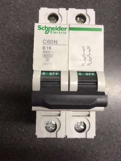424. Installatieautomaat Schneider Electric B16 B20 B25, Ophalen of Verzenden, Nieuw