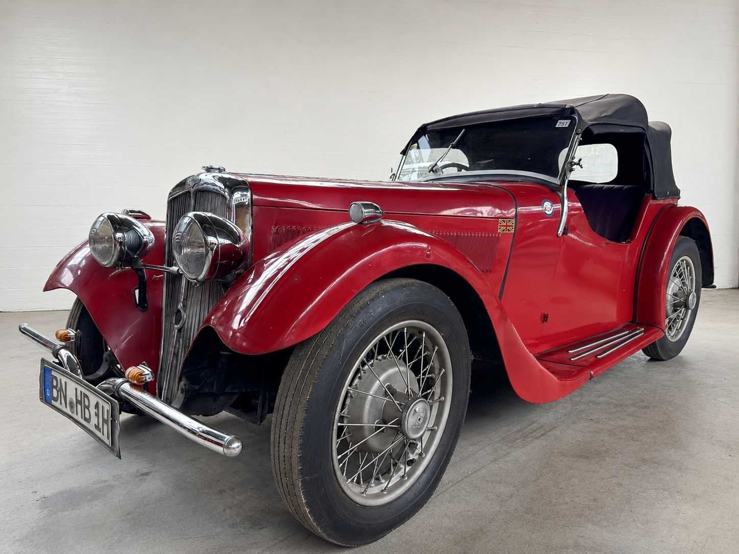1936 BSA Scout 10 HP RHD | British Vintage Tourer, Auto's, Overige merken, Overige carrosserieën, Bedrijf, Handgeschakeld