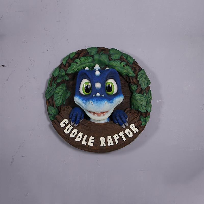 Cuddle Raptor – Wall Decor – Dinosaurus Diameter 77 cm, Ophalen, Nieuw, Overige soorten, Overige typen
