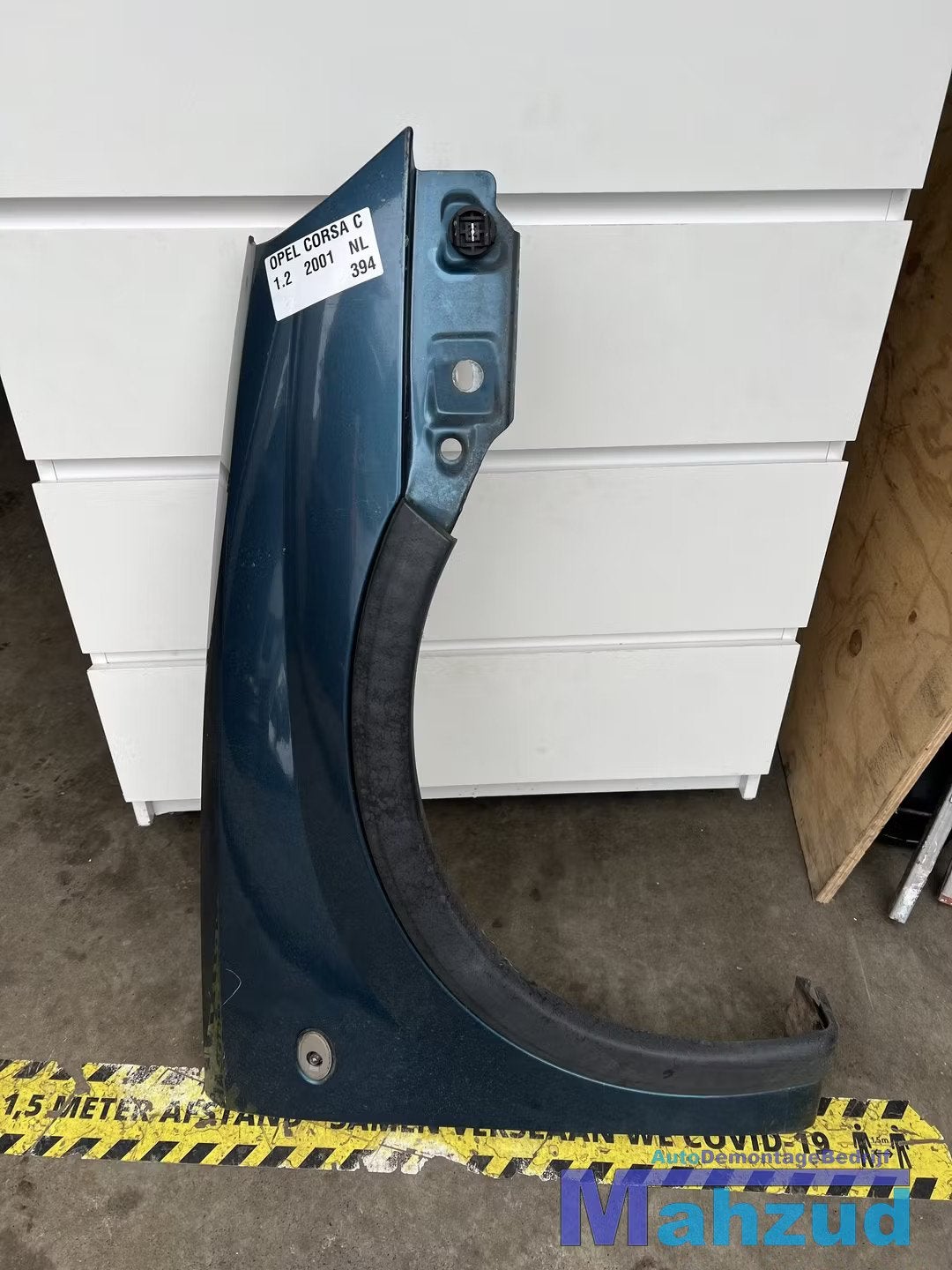 OPEL CORSA C Groen Z20M rechts scherm voorscherm zijscherm 2, Gebruikt, Opel Automobile GmbH, Ophalen of Verzenden, Kontakt@opel-infoservice.de