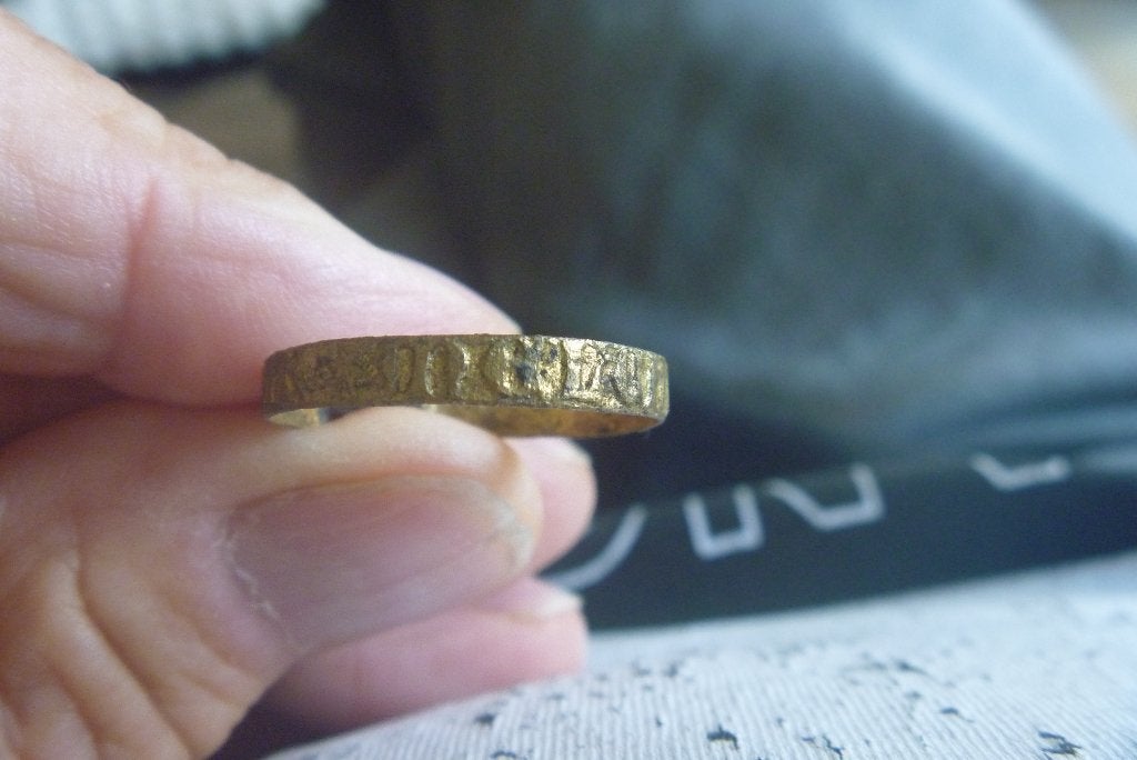 Bodemvondst. Pelgrims ring. Pelgrimsinsigne. Detector, Ophalen of Verzenden