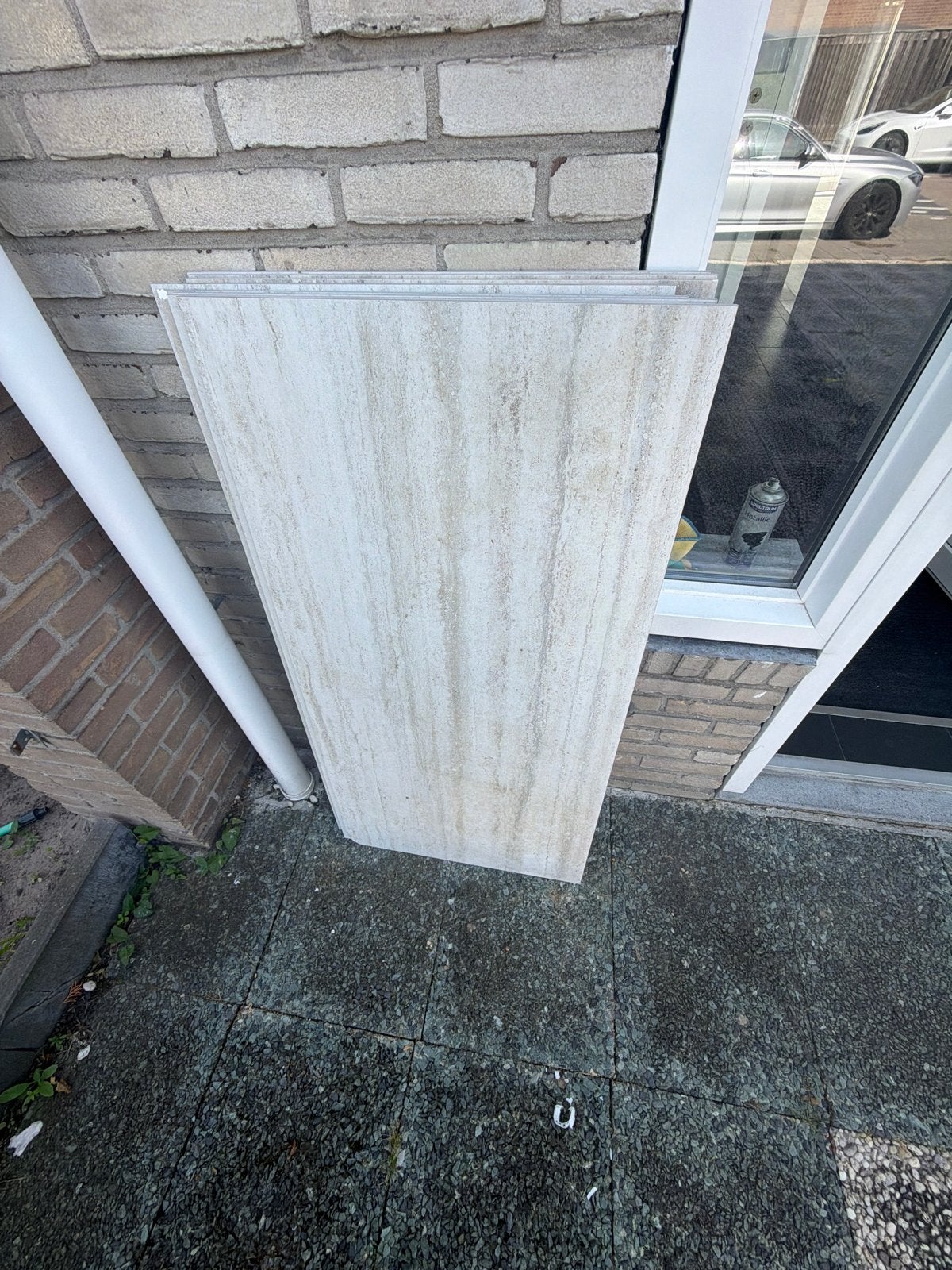 Marmeren tegels - nieuwe staat, 60 cm of meer, 60 cm of meer, Ophalen of Verzenden, Zo goed als nieuw