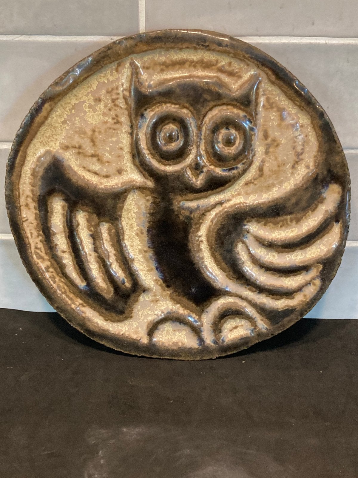 Vintage Franse tegel Bouffelaere keramiek (060826c), Ophalen of Verzenden