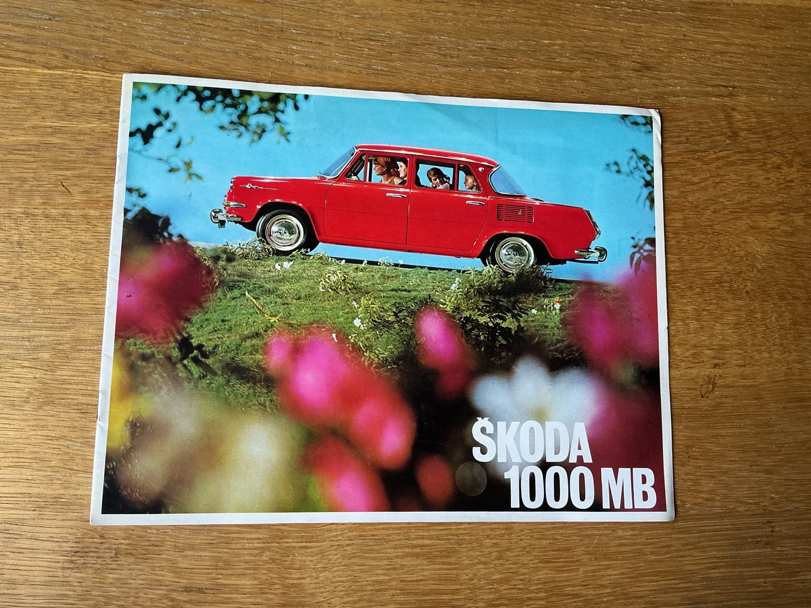 Skoda 1000 MB Brochure - Zeldzaam!, Ophalen of Verzenden, Zo goed als nieuw, Overige merken