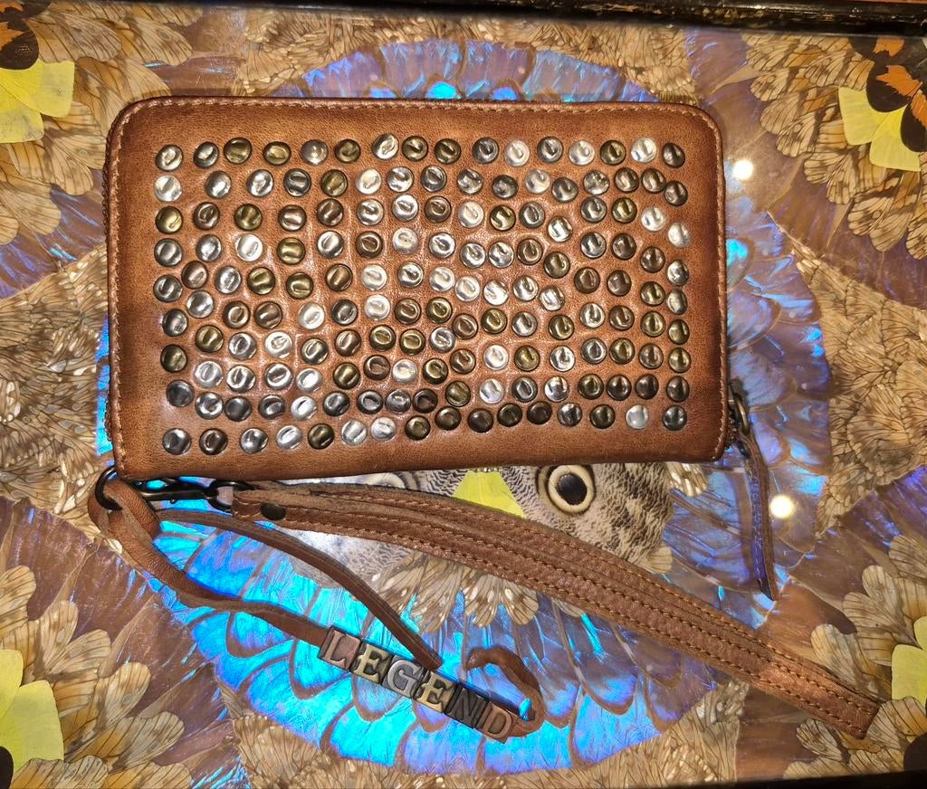Legend cognackleurige leren portemonnee, Sieraden, Tassen en Uiterlijk, Portemonnees, Ophalen of Verzenden, Nieuw