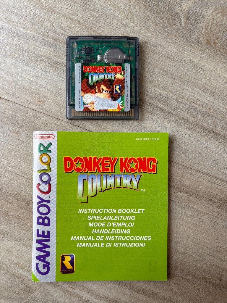 Donkey Kong Country - Gameboy Color spel, Avontuur en Actie, Gebruikt, 1 speler, Ophalen of Verzenden