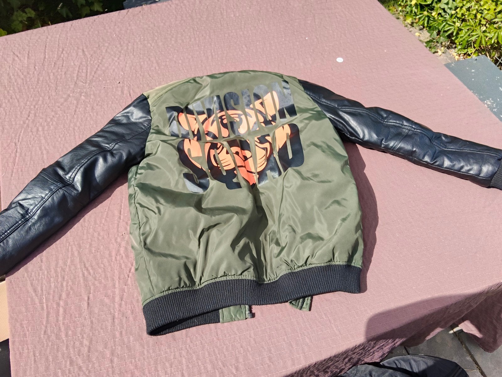 CoolCat bomberjack maat 170/176 met leren mouwen, Ophalen, Gebruikt, CoolCat, Jongen